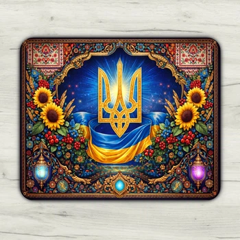 Коврик для мыши Ковер игровой и офисный 26х21 нескользящая резиновая основа, точная поверхность для оптической и лазерной мышки, износостойкая, для работы, игр и учебы (43147)