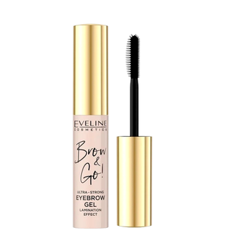 Гель для вкладання брів Eveline BROW & GO! ультрасильна фіксація з ефектом ламінування 6 мл 5654