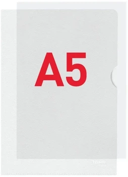 Zestaw teczek narożnych Esselte Polypropylene (PP) A5 100 szt Przezroczyste 54850 (5701216548502)