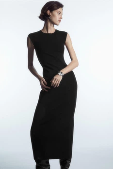 Сукня жіноча COS open-back knitted midi dress 1229882001 S Чорний