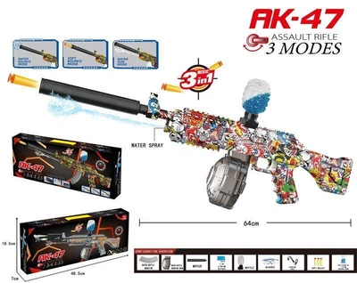 Іграшковий акумуляторний автомат AK-47 Assault Rifle – 3 в 1 (три режими стрільби) G540765-G686-3