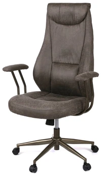 Кресло АКЛАС Булат R-SR (Иск. замша 02 Dark gray)