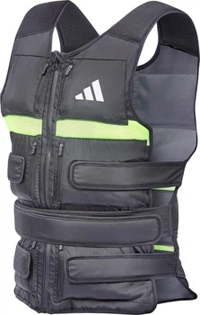 Жилет с регулируемым весом Adidas Performance Adjustable Weight Vest черный, зеленый Унисекс 10 кг