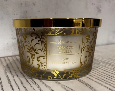 Свічка ароматизована Pepco Home Tobacco Vanilla (табак та ваніль), 1 кг