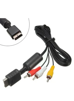 Композитный RCA AV кабель для Playstation PS PS2 PS3 видео