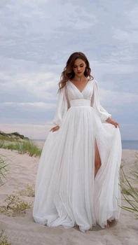 Белое нарядное платье в пол FashionYouWant XL белый 43425480
