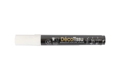 Маркер для росписи ткани Белый №223, односторонний, DecoFabric, Marvy, на водной основе, для одежды, текстиля и аксессуаров