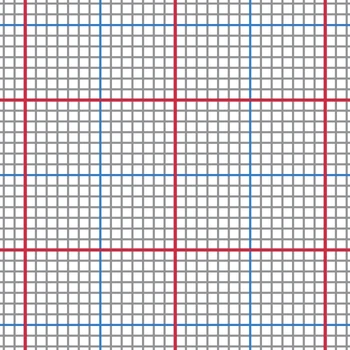 Водорастворимый флизелин с рисунком 20*30 см для вышивки "Сетка - Аида №14", Confetti