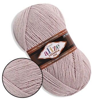 Alize Fine LanaGold, Камень №585 - полушерстяная пряжа Ализе ЛанаГолд Файн 100 г / 390 м, 49% шерсть / 51% акрил, для тёплых изделий