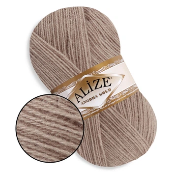 Alize Angora Gold, Норка №541 – тонкая пряжа с ангорой, 100 г/550 м, акрил 80% / шерсть 20% - для вязания свитеров, шарфов, шалей