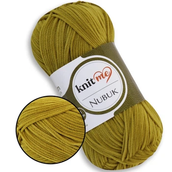 Knit Me Nubuk, Горох №1114 - пряжа Кніт Мі Нубук мікровельвет, 50г/165м, поліестер, для сумок, аксесуарів, замшева фактура