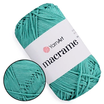 Пряжа YarnArt Macrame Океан №172, полиэстеровый шнур 2,5 мм, нитка для вязания крючком и спицами, полиэстер 100%
