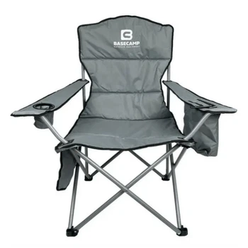 Крісло туристичне складне для кемпінгу кемпінгове BaseCamp Hunter Grey (100008950)