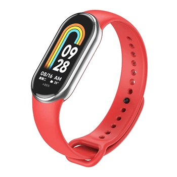 Силіконовий ремінець Original Design для Xiaomi Mi Band 8 / Mi Band 9 / Mi Band 10 Rose red