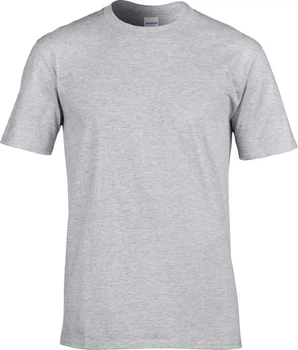 Футболка чоловіча Gildan Premium Cotton Серый Меланж XL