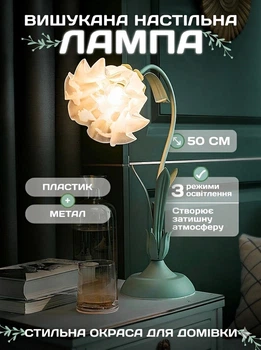 Настольная лампа в виде ландыша