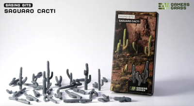 Zestaw dekoracji Gamers Grass Basing Bits Saguaro Cacti (738956791443)