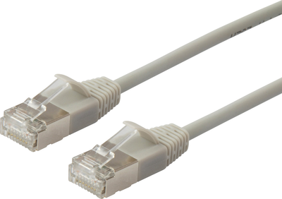 Патч-корд Equip Slim Cat 6a F/FTP 0.5 m Beige (4015867209554)