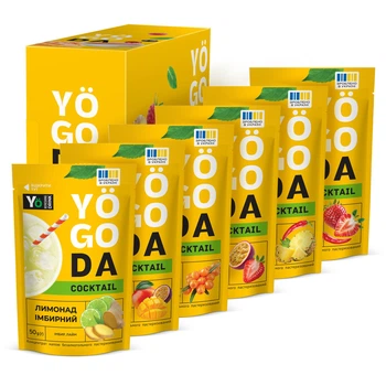 Напій MIX Summer YOGODA Коктейль 12шт х 50г ШоуБокс 003099