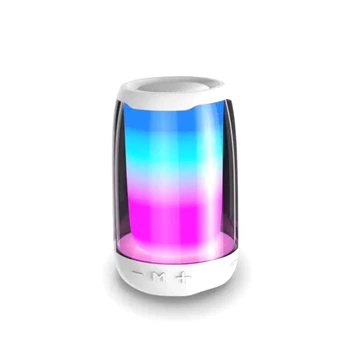 Портативная колонка Bluetooth 8 Вт пластиковая 40000 Гц Белая (525251)