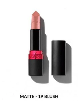 Зволожувальна матова губна помада Avon «Ультра» відтінок Полунична глазур ( Blush) 3,6 г