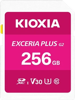 Karta pamięci KIOXIA Exceria Plus G2 SDXC 256GB Class 10 UHS-I (LNPL2M256GG4)