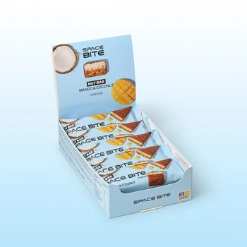 Батончик Space Bite Nut Bar, 10*40 грамм, манго и кокос SpaceFood (vit0003642)
