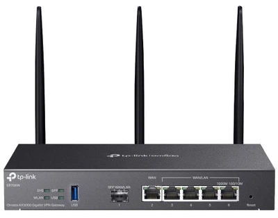 Мультисервисный маршрутизатор ER706W AX3000 4xGE LAN/WAN, 1xGE WAN, 1xSFP, 1xUSB3.0 TP-Link (2000003287154)