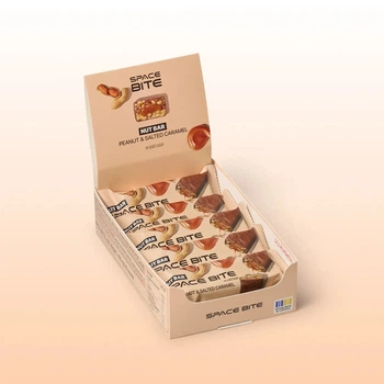 Батончик Space Bite Nut Bar, 10*40 грамм, арахис та соленая каремель SpaceFood (vit0003640)