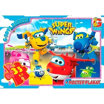 Пазлы G-Toys Super Wings 35 эл (UW231)