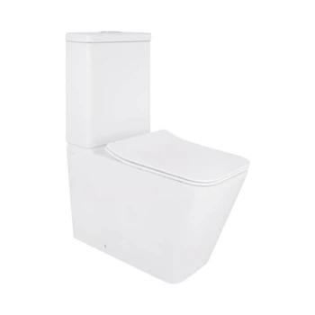 Унітаз компакт Qtap Crow безобідковий з сідінням Soft close QT05222170W