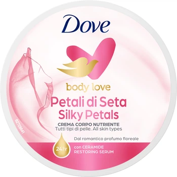 Крем для тіла Dove Silky Petals Nourishing Body Cream Шовковість пелюсток Живильний 300 мл (59095897)