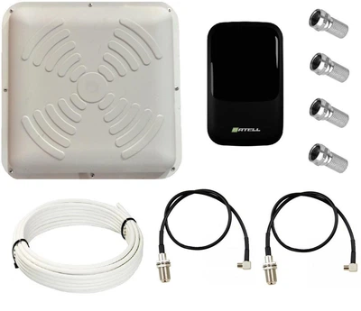 Комплект WiFi роутер 3G 4G LTE модем SATELL F3000 з панельною антеною Energy MIMO 2x17 дБі