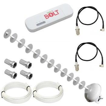Комплект WiFi роутер 3G 4G LTE модем Bolt E8372h-153 с направленной антенной RNet Стрела-5 MIMO 2x20 дБи