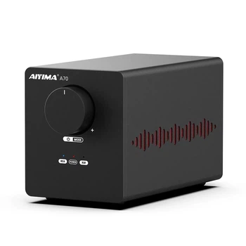 Підсилювач звуку AIYIMA A70 black + блок живлення 48V. AUX, 300Wx2 (TPA3255)