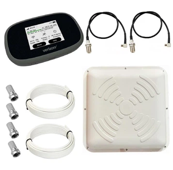 Комплект WiFi роутер 3G 4G LTE модем Novatel 8000/8800L 1200 Мбит/с с панельной антенной Energy MIMO 2x17 дБи