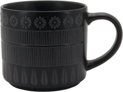 Кружка Milika Lunetta Ornament 470 мл Black (M0520-GB228-T4009-1A)