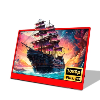 Портативний монітор ZSUS PM15AR red 15.6" 1920x1080 60 Гц - (компактний)