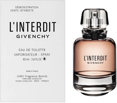 Тестер туалетна вода для жінок Givenchy L'Interdit R22 80 мл (3274872441996)