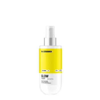 Висвітлювальний тонер для обличчя Glow Vitamin C зі стабільним вітаміном С Mr.SCRUBBER, 100 мл
