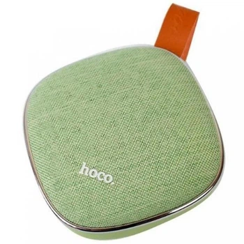Колонка беспроводная HOCO BS9 Light textile Зеленая Bluetooth портативная акустика для телефона музыка дома и на улице