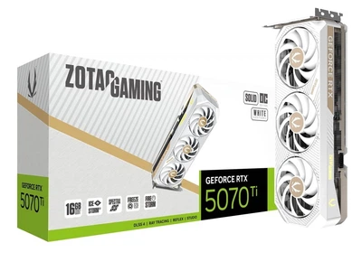 Відеокарта ZOTAC GAMING GeForce RTX 5070 Ti SOLID CORE OC White Edition (ZT-B50710Q2-10P)