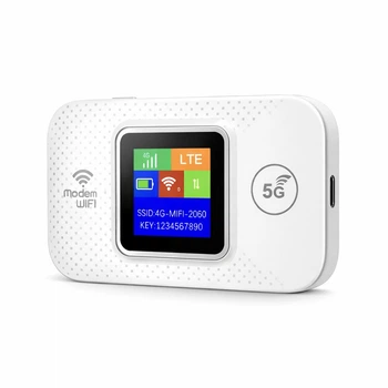 Мобильный интернет-роутер MF688 (4G LTE, Wi-Fi, дисплей, АКБ 3000 мА·ч), Белый