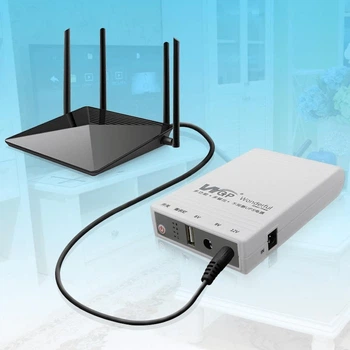 ДБЖ для роутера MINI DC UPS WGP103 (10400mAh, 5V, 9V, 12V) White - Оригінал. Перевірений.
