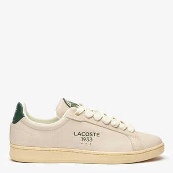 Мужские кеды кожаные низкие Lacoste 370436495 46 Молочные (1159851181)