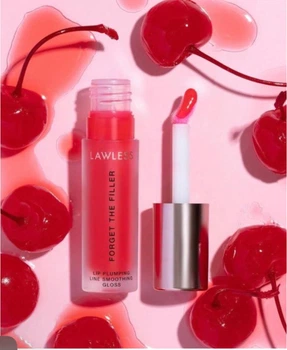 Блиск плампер для ефекту збільшення губ lawless forget the filler lip plumper line smoothing gloss відтінок cherry vanilla 3,3 мл