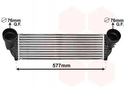 Теплообмінник 06004543 VAN WEZEL Van Wezel 06004543 BMW X5, X6 17517809321, 17517533475