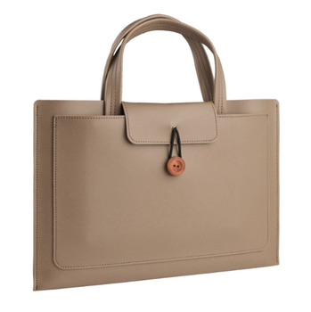 Сумка-чохол для ноутбука 15.6"/16" PU шкіра, Brown