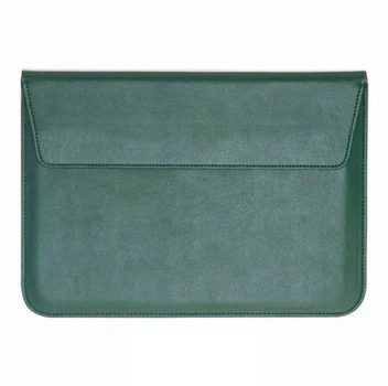 Чохол-конверт-підставка Leather PU для MacBook 13, Зеленый