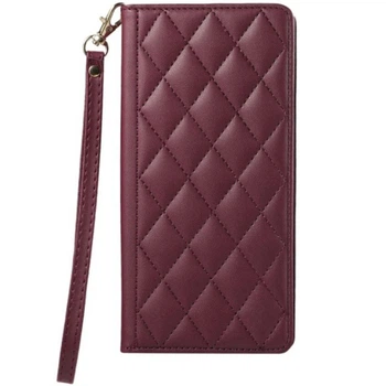 Чохол - книжка Lingge для Xiaomi 15T з магнітним кріпленням burgundy